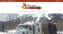 Desktop Screenshot of jjtransport.ca